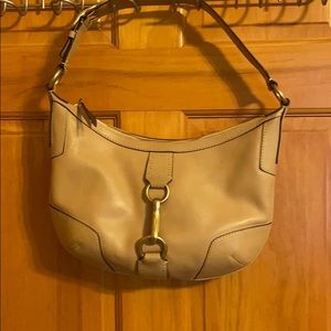 Coach leather vintage buckle purse/bag